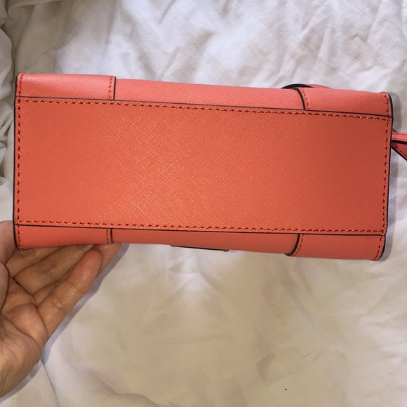 Rebecca Minkoff Mini Mab Tote Coral Tangelo + Dust Bag - Picture 6 of 9